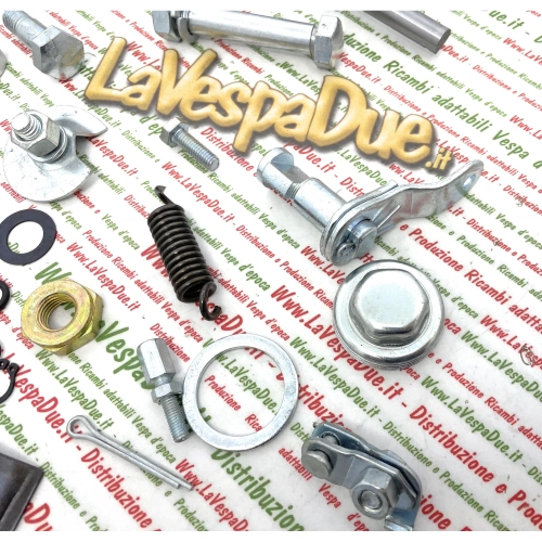 Front wheel drum fork arm overhaul kit VESPA 125 150 180 200 10" wheels adaptable GT GTR TS GL SPRINT VELOCE RALLY