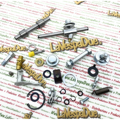 Front wheel drum fork arm overhaul kit VESPA 125 150 8" wheels adaptable VNB 5 6 GT GTR TS SUPER VBB2 GL SPRINT VELOCE 180 RALLY