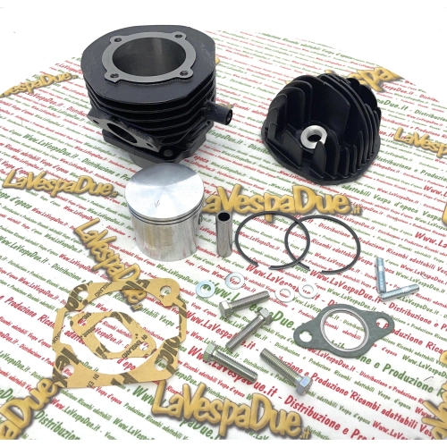 Zylinderkit mit 55 mm Durchmesser. 6 Überströmkanäle für VESPA APE 50 NLR SPECIAL, komplett abgestimmt.