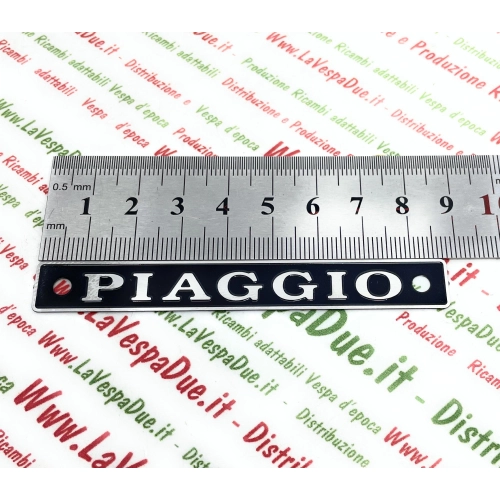 Plaque métallique PIAGGIO pour selle VESPA 50 V5A1T N, première série Ciao Bravo boxer