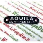 Placa CONTINENTAL EAGLE para VESPA 50 125 150 PX SPRINT GL GTR TS VBA VBB VNB, asiento ro 610050M