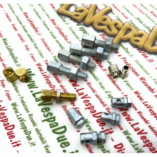 Kit de réglage et colliers de serrage pour commande d'accélérateur et d'embrayage VESPA 50 90 125 150 160 180 200 PX PE T5 RALLY SPRINT GT GTR SS GS GL VNA VNB VBA VBB NLR PRIMAVERA