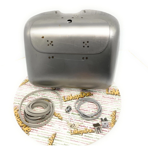 Boîte de rangement bouclier style Ulma LAMBRETTA 125 150 LI SPECIAL 3° 175 TV 3° 200 SX innocenti