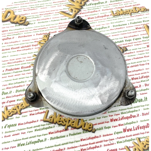 Rear spare wheel holder for LAMBRETTA LD 125 150 on storage compartment for 8" open wheel rim
