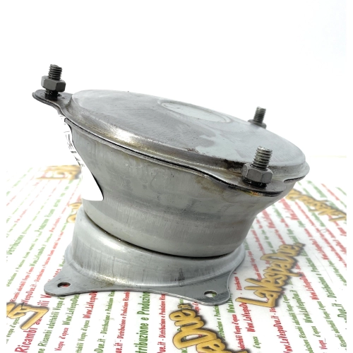 Rear spare wheel holder for LAMBRETTA LD 125 150 on storage compartment for 8" open wheel rim