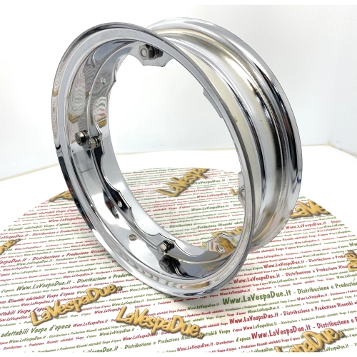 Llanta ancha de acero cromado WIDE 2.60 260 10 para LAMBRETTA 125 150 175 200 LI DL GP SPECIAL SX TV
