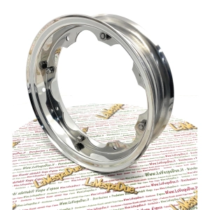 Jante en acier inoxydable large WIDE 2.60 260 10 pour LAMBRETTA 125 150 175 200 LI DL GP SPECIAL SX TV