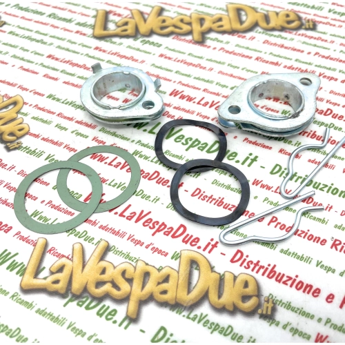 Paar Aluminium-Lenkerrollen für Gangschaltung und Gassteuerung für VESPA 50 90 125 SPECIAL ET3 ro 137927 139578 101470