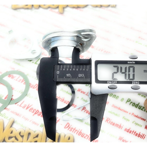 Paar Aluminium-Lenkerrollen für Gangschaltung und Gassteuerung für VESPA 50 90 125 SPECIAL ET3 ro 137927 139578 101470