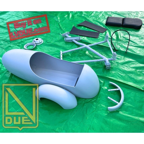 Side-car gauche pour Vespa 150 GS Hoffmann avec jante GS de 10 pouces