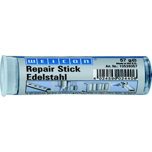 Stainless steel repair bar based on epoxy resin for quick repairs and maintenance, 57 gram pack