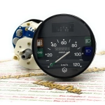 Schwarzer LVDUE-Tachometer 120 km/h für Vespa PX PE Arcobaleno 125 150 200, anpassbar an PX XL 50 125