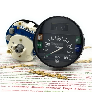 VELOCÍMETRO NEGRO LVDUE 160 KM/h para Vespa PX PE Arcobaleno 125 150 200 adaptable PX XL 50 125