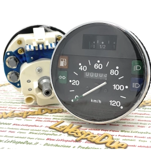 Verchromter Tachometer 120 km/h für Vespa PX PE Arcobaleno 125 150 200, anpassbar an PX XL 50 125