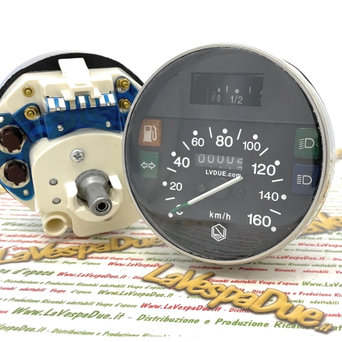 Verchromter LVDUE 160 km/h Tachometer für Vespa PX PE Arcobaleno 125 150 200, anpassbar an PX XL 50 125