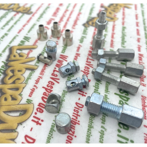 Kit de 14 pièces comprenant des pinces, des câbles, des fils, une commande d'accélérateur et d'embrayage pour VESPA 50, 90, 125, 150, 160, 180, 200, PX, PE, T5, RALLY, SPRINT, GT, GTR, SS, GS, GL, VNA, VNB, VBA, VBB, NLR et PRIMAVERA.