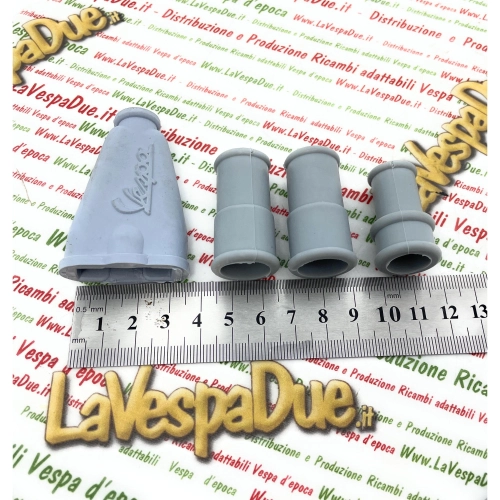 Kit de capuchons pour presse-étoupes, gaines extérieures, protection de câble externe, VESPA 125 U VU1T VM2T VN2T, phare bas, caoutchoucs de guidon de qualité italienne, tunnel central