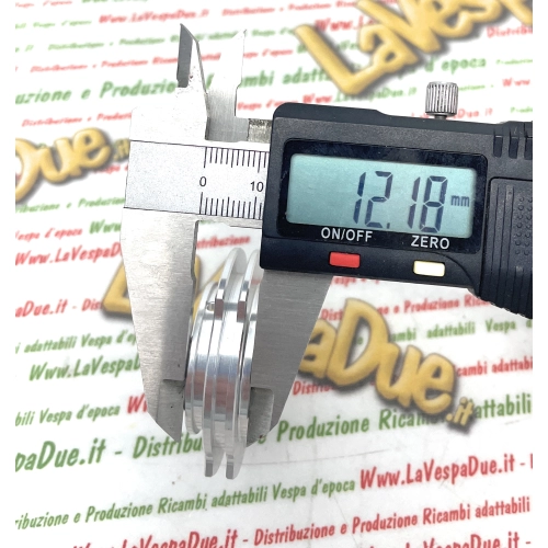 Puleggia comando gas in alluminio per VESPA 50 90 100 125 SPECIAL ET3 SS PRIMAVERA r.o. 139578 tubo accelleratore manubrio