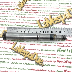 Eje de rueda delantera Ø 18 mm Eje portaruedas Tambor de freno delantero para VESPA 125 150 200 PX PE 1.ª serie ro 183436 174044