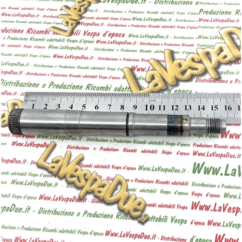 Eje de rueda delantera Ø 18 mm Eje portaruedas Tambor de freno delantero para VESPA 125 150 200 PX PE 1.ª serie ro 183436 174044