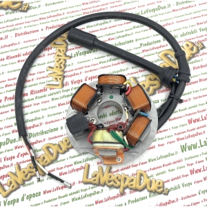 Stator Ducati à 6 pôles avec plaque pour moteurs PIAGGIO VESPA PK 50 S