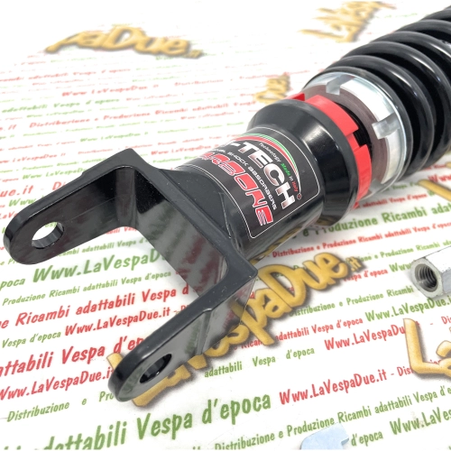 Ammortizzatore posteriore CARBONE HI-TECH nero per VESPA 50 90 N L R SPECIAL ET3 PRIMAVERA PX PE 80 125 150 200 PX PE ARCOBALENO T5 oleopneumatico regolabile