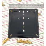 Fondo Portatarga Nero per VESPA moto lambretta tipo europeo grande 180 X180 mm.