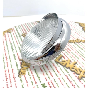 SIEM front headlight assembly Ø 105 mm for VESPA 150 VL3T 1956 complete with chromed lamp holder frame and lens ro 025483