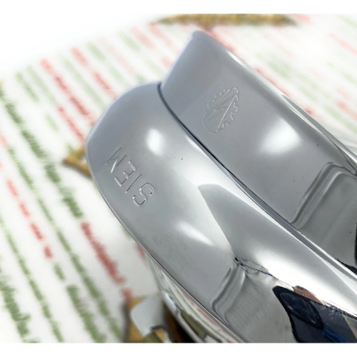 SIEM front headlight assembly Ø 105 mm for VESPA 150 VL3T 1956 complete with chromed lamp holder frame and lens ro 025483