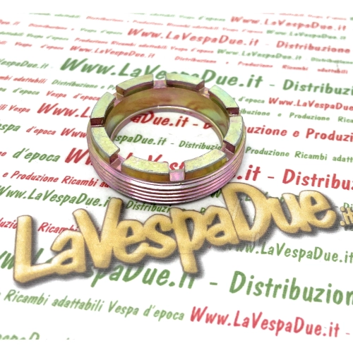 LOCKING NUT BEARING RING 8 NOTCHES FOR VESPA 125 150 180 VNB VBB SUPER
