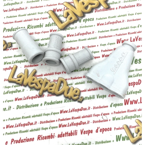Kit de fundas para guía de cables, tubo de protección de cables externos para VESPA V30>33T VM VN VL GS, gomas para manillar de faro bajo, túnel central