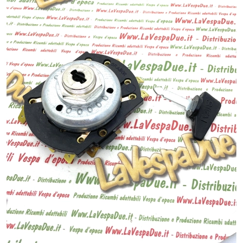 Ignition switch panel complete with 5-position SIEM key VESPA 180 SS ro 071676
