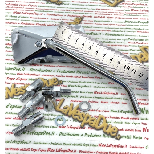Chrome-plated right-hand rearview mirror for VESPA and MOTORCYCLES