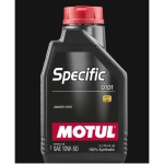 MOTUL SPECIFIC 0101 10W 50 Motorenöl, 100 % synthetisches Schmiermittel für Abarth 595 695 Hochleistungs-Benzin- oder Dieselmotoren