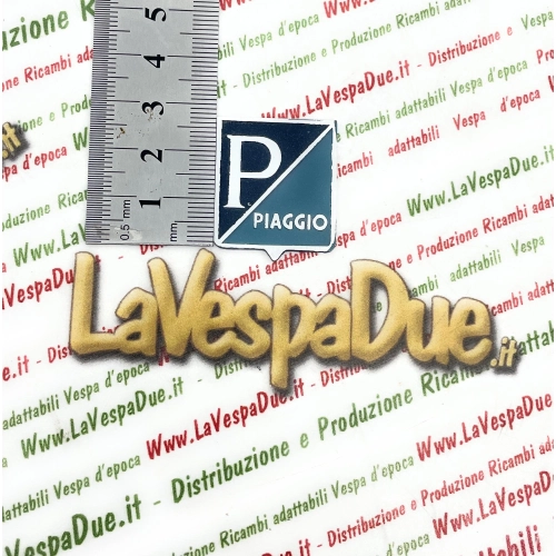PIAGGIO kleines Aluminium-Schildemblem zum Aufkleben für VESPA 50 90 125 NL