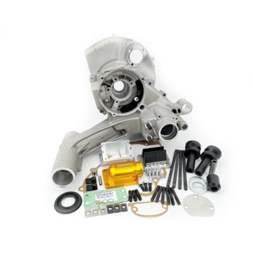 Carter motore completo PINASCO SLAVE MEGA 8X lamellare 200 Vespa 200 PX PE 26482143 completo di collettore diametro 34mm