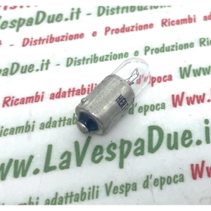 HERT BA9S T4W 12 Volt 4 W BA9S-Sockellampe für VESPA Kennzeichen- und Scheinwerferlampe BA 9s T8.5 Tachowarnleuchte (Röhrenform) und Rücklichtwarnleuchte (Schwanenhals-Mikrofassung)