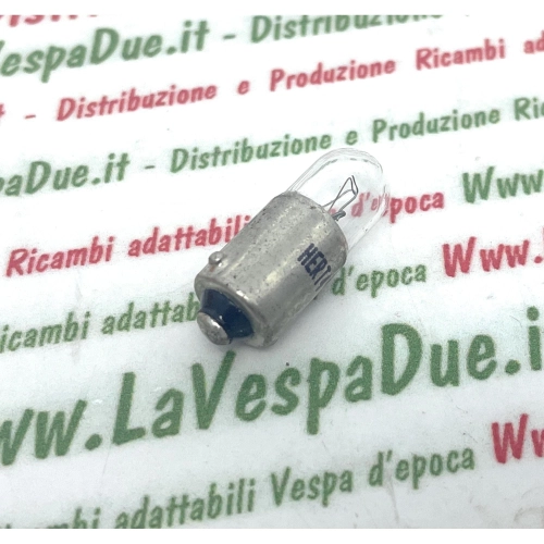 HERT BA9S T4W 12 Volt 4 W BA9S-Sockellampe für VESPA Kennzeichen- und Scheinwerferlampe BA 9s T8.5 Tachowarnleuchte (Röhrenform) und Rücklichtwarnleuchte (Schwanenhals-Mikrofassung)