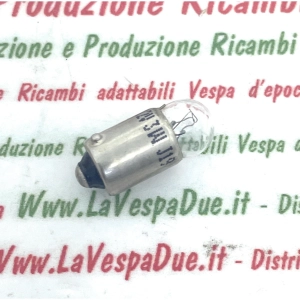 HERT BA9S T3W 12 Volt 3 W BA9S-Sockellampe für VESPA Kennzeichen- und Scheinwerferlampe BA 9s T8.5 Warnleuchte für Tachometer und Rücklicht (Röhren- und Schwanenhals-Mikrofassung)
