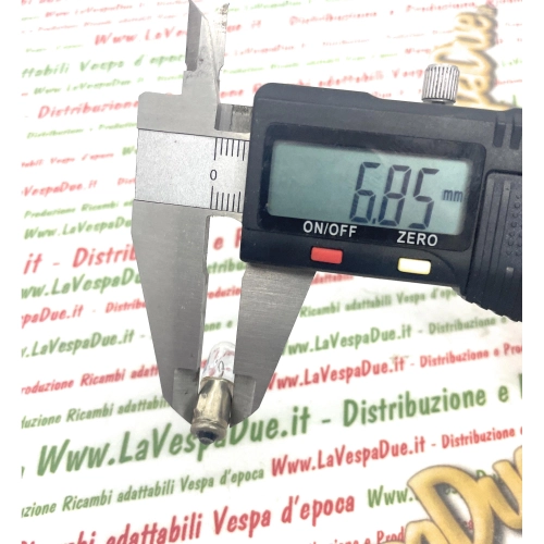 BA7S 12 volt 1.2 watt bulb for speedometer, handlebar lights and various applications for VESPA APE and LAMBRETTA