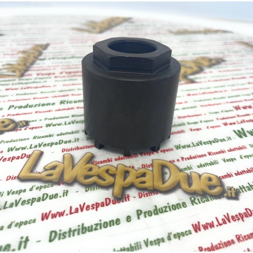Radmutternabzieher für linkes Hinterrad, 47-mm-Trommel, 9 Kerben, 3,5 x 4 mm, für VESPA 125, 150, 160, 180, 200