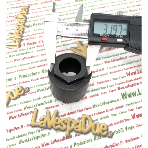 Radmutternabzieher für linkes Hinterrad, 47-mm-Trommel, 9 Kerben, 3,5 x 4 mm, für VESPA 125, 150, 160, 180, 200