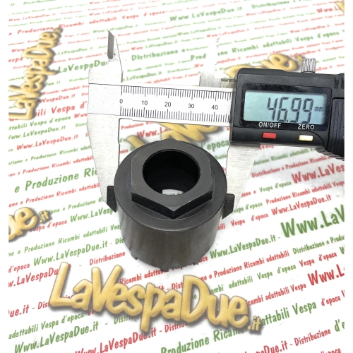 Radmutternabzieher für linkes Hinterrad, 47-mm-Trommel, 9 Kerben, 3,5 x 4 mm, für VESPA 125, 150, 160, 180, 200