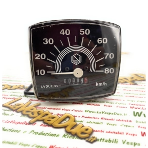 Échelle du compteur de vitesse LVDUE 80 km/h VESPA SPECIAL 50 ELESTART ro 123424