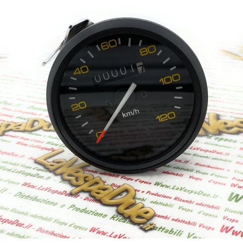 Compteur kilométrique pour VESPA 80 125 150 200 PX PE première série, clé sur le guidon P150 SP 200 E avec cadre noir ro 190523