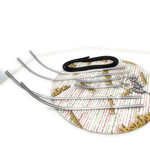 Ensemble complet de repose-pieds en aluminium souple et d'embouts chromés pour VESPA 90 50 125 NLR SPECIAL PRIMAVERA ET3 ro 154668 haute qualité