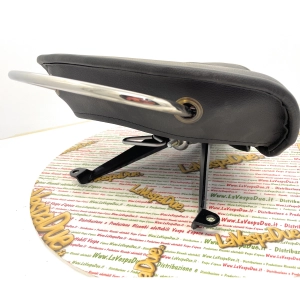Asiento delantero individual negro para VESPA 150 VL2T VL3T VB1T, completo con estructura, funda y asa.