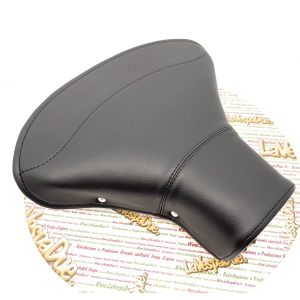Asiento delantero negro completo con armazón, funda y asa para VESPA 125 V30T V31T V32T V33T a partir de 1950.