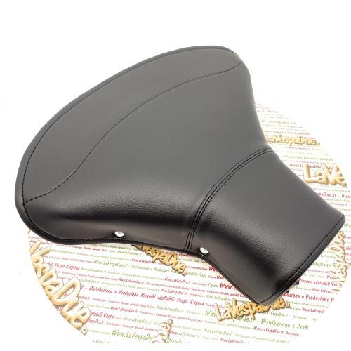 Asiento delantero negro completo con armazón, funda y asa para VESPA 125 V30T V31T V32T V33T a partir de 1950.