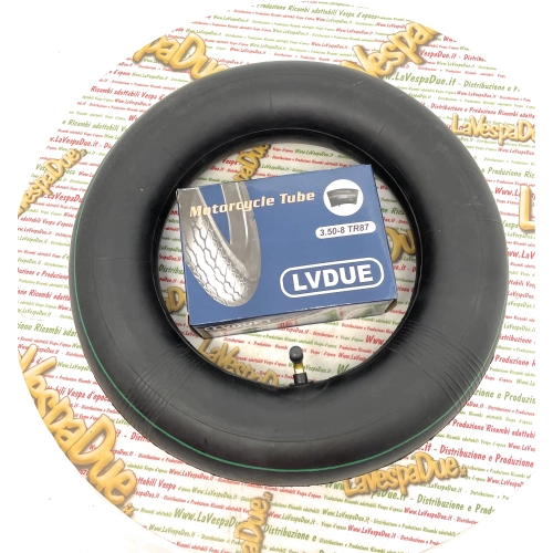 Cámara de aire 3.50 4.00 - válvula de 8" JS87 TR87 90-90 para VESPA 98 125 150 VBB VNB VBA APE V30 RUEDA de 8" y LAMBRETTA